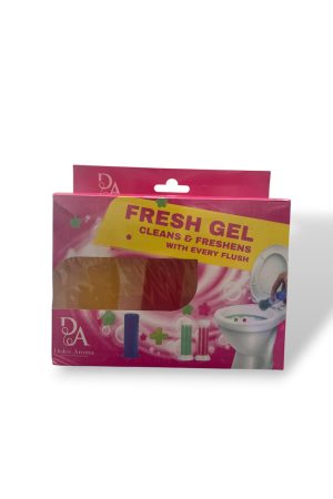 מכשיר דיסק ג׳ל לבישום וחיטוי האסלות מזרק+2 קפסולות